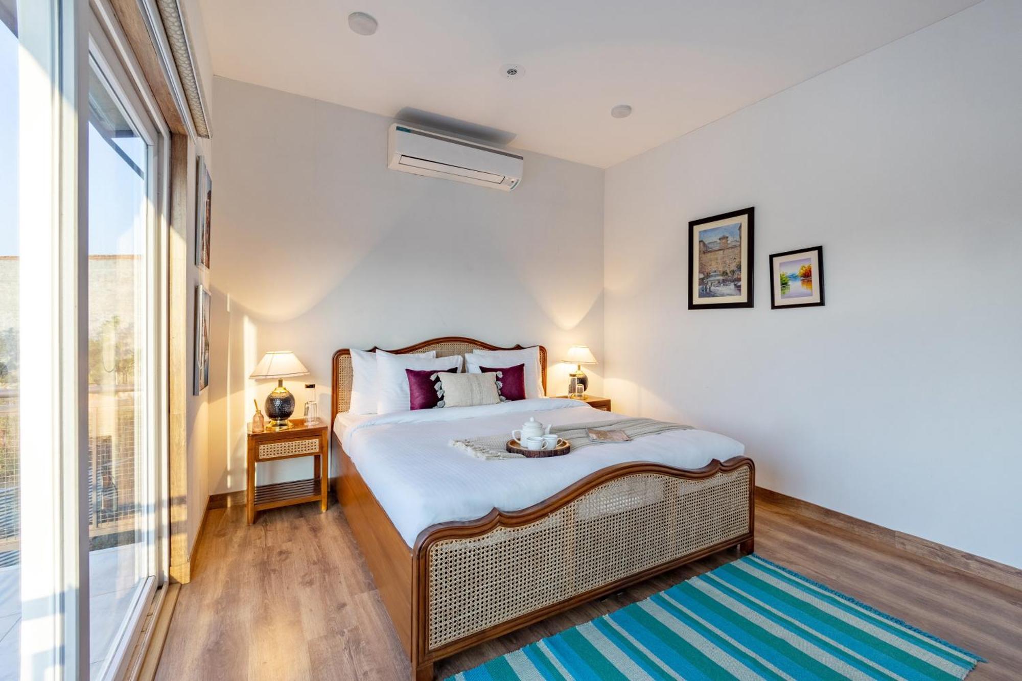 Elivaas Hidden Oasis 4Bhk With Pool, Mud House & Container House Villa Dhauj ภายนอก รูปภาพ