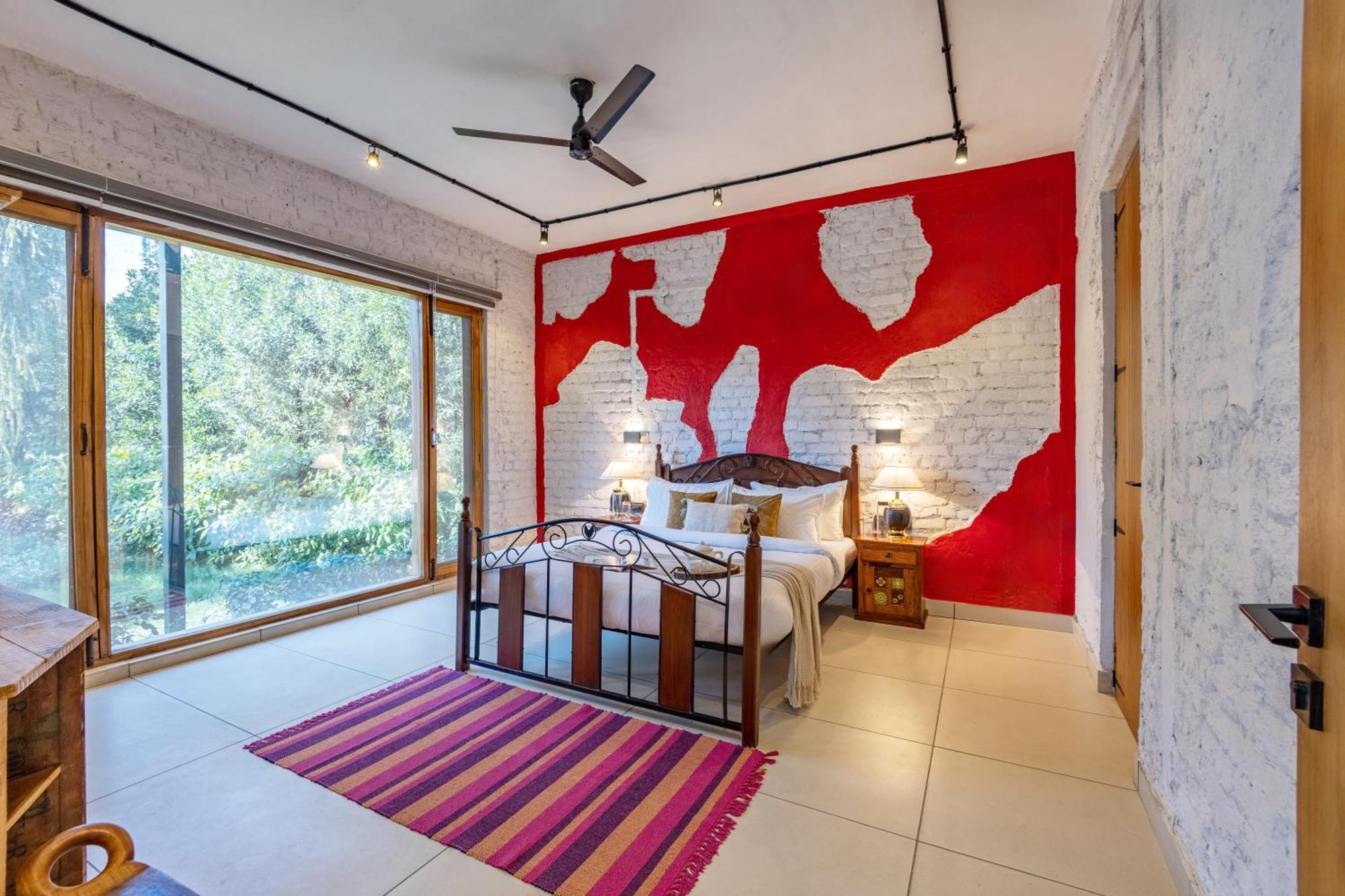Elivaas Hidden Oasis 4Bhk With Pool, Mud House & Container House Villa Dhauj ภายนอก รูปภาพ