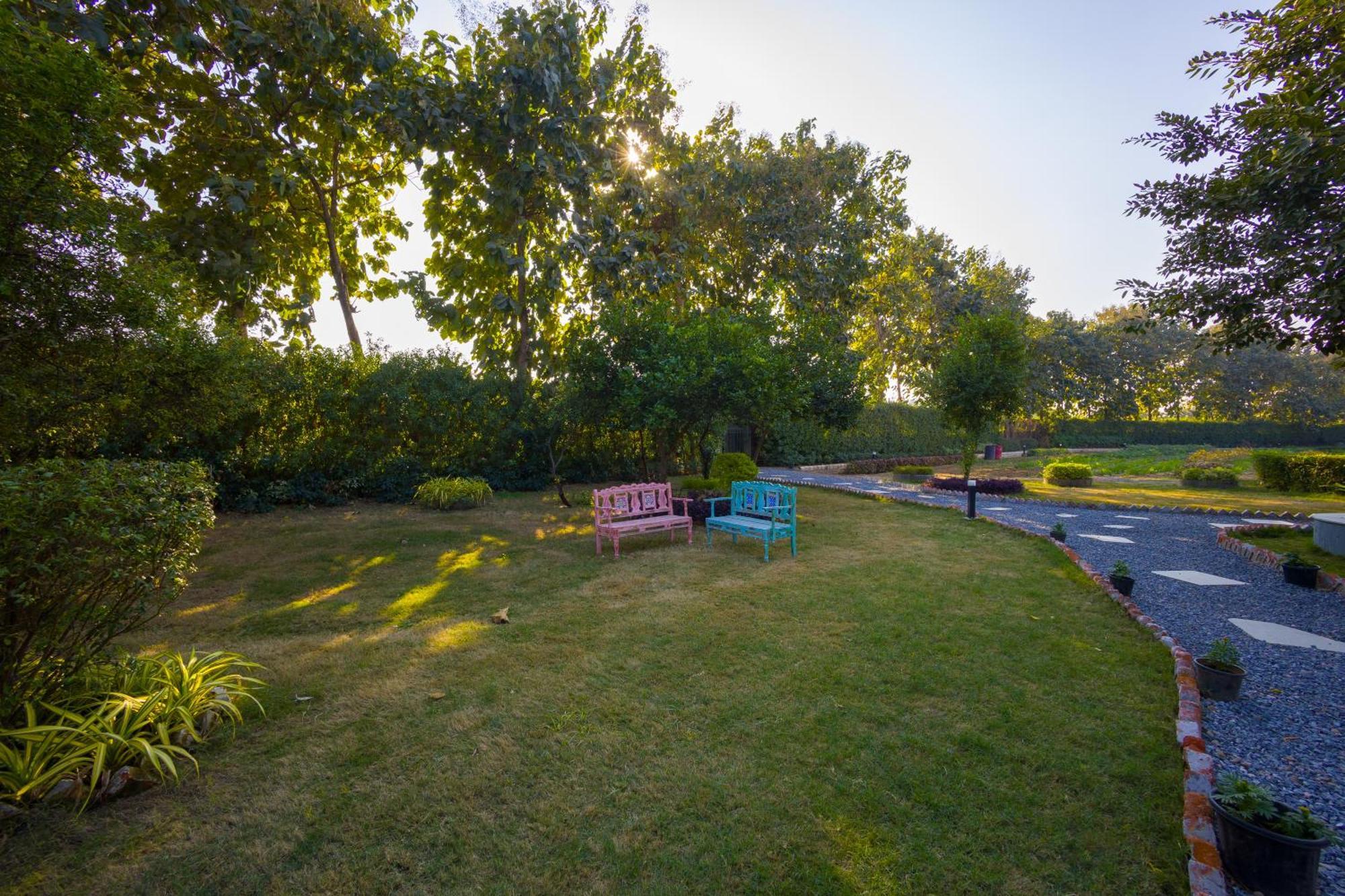 Elivaas Hidden Oasis 4Bhk With Pool, Mud House & Container House Villa Dhauj ภายนอก รูปภาพ